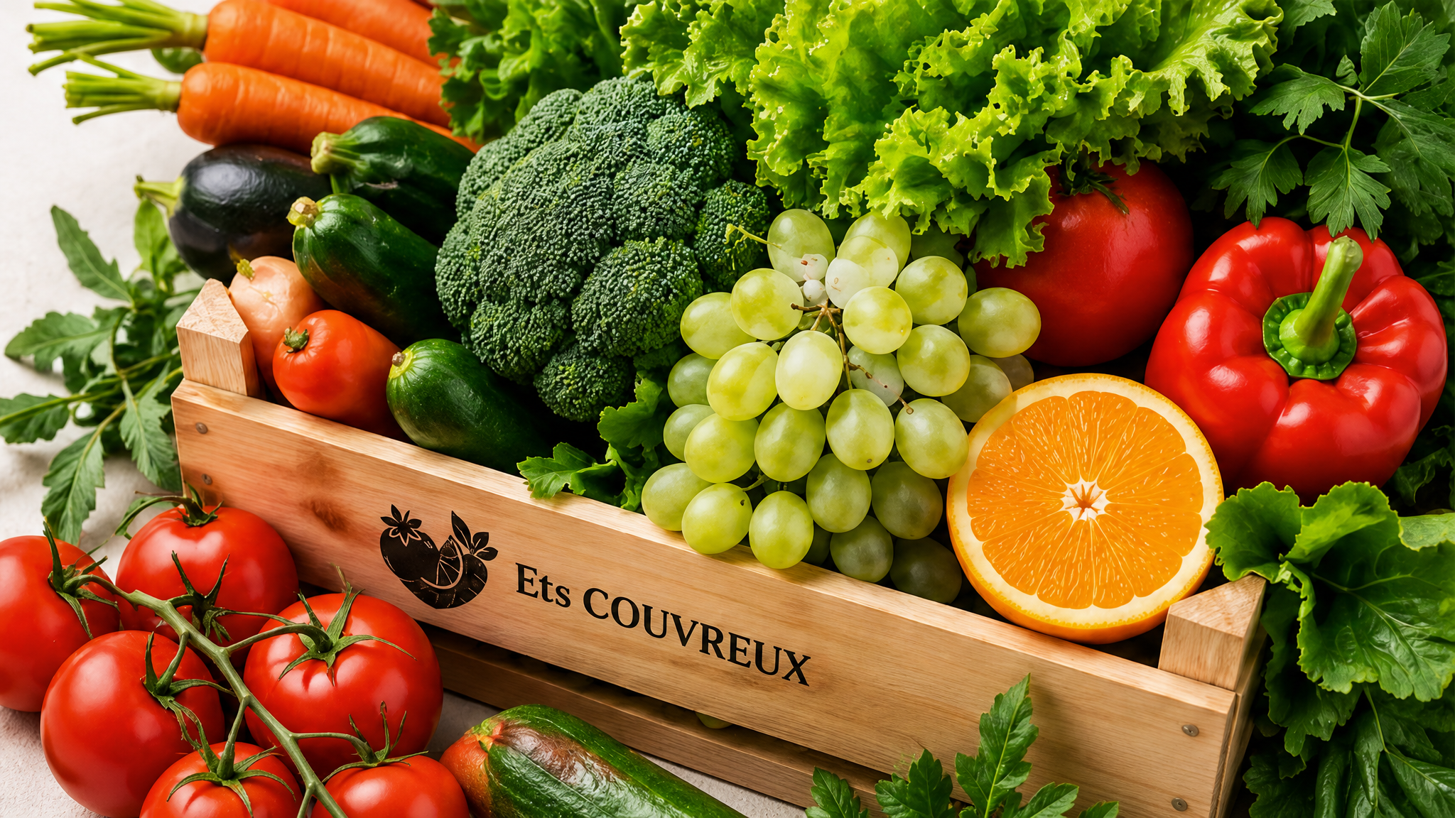 Cagette de fruits et légumes frais Ets COUVREUX