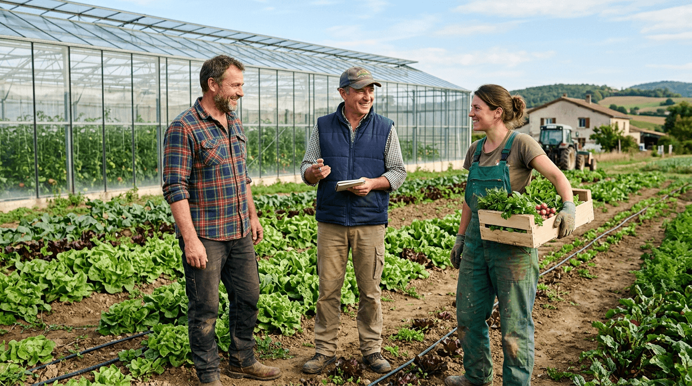L'équipe Ets COUVREUX et ses producteurs partenaires